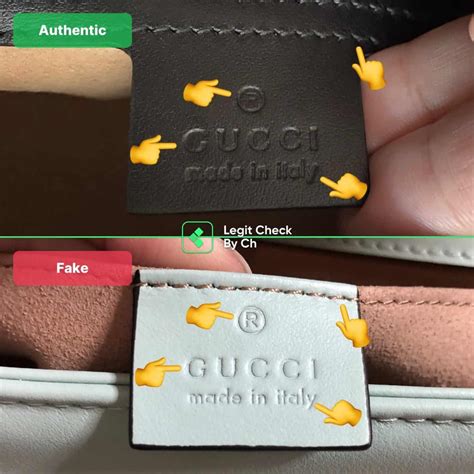 gucci rush original vs fake|gucci marmont bag authentication.